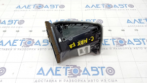 Tubul de aer al torpilei dreapta pentru Ford C-max MK2 13-18, negru cu ornamente cromate.