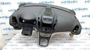 Torpedo cu airbag frontal pentru Ford C-max MK2 13-18, negru, zgâriat, ușor de curățat.