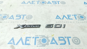 Emblema inscripția Xdrive50i ușa din față dreapta BMW X5 F15 14-18