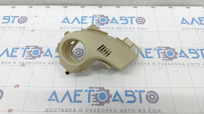 Накладка кнопки Start-Stop Lexus ES300h ES350 13-18 бежевая, царапина