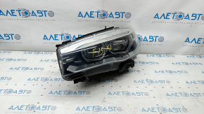 Фара передняя левая в сборе BMW X5 F15 14-18 LED адаптив, с креплениями, песок