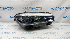 Фара передняя правая в сборе BMW X5 F15 14-18 LED адаптив, с креплениями, песок