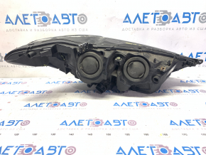 Far stânga față goală Ford Fusion mk5 17-20 halogen, fără DRL, nisip, pentru polizare, cu fisuri, vopsea