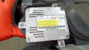 Фара передняя правая в сборе Audi Q7 4L 10-15 ксенон, песок, паутинка