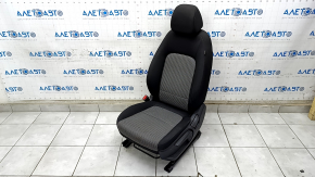 Scaun șofer Hyundai Kona 18-23 fără AIRBAG, fără încălzire, mecanic, material textil, negru cu gri, pentru curățare chimică, ars.