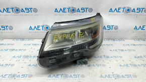 Far stânga față asamblată Ford Explorer 16-19 halogen + LED, luminos, pentru polizare