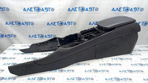 Консоль центральная подлокотник BMW X5 F15 14-18 кожа черная Dakota царапины, под чистку