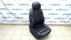 Scaun pasager BMW X5 F15 14-18 cu airbag, electric, memorie, Comfort, piele neagră Dakota