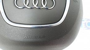 Airbag-ul din volanul șoferului pentru Audi Q7 4L 10-15, culoare bej, butoane pe crom