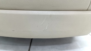 Пассажирское сидение Audi Q7 4L 10-15 с airbag, электро, подогрев, кожа бежевое, царапины на пластике, отклеяна спинка, потерто