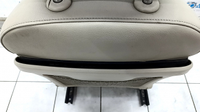 Пассажирское сидение Audi Q7 4L 10-15 с airbag, электро, подогрев, кожа бежевое, царапины на пластике, отклеяна спинка, потерто