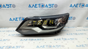 Far stânga față VW Tiguan 12-17 complet, restaurat, xenon + led, nisip