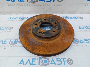 Placă de frână față dreapta Hyundai Sonata 15-19 305/25mm ruginită.