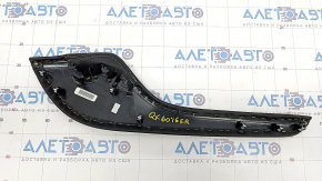 Capacul consolei centrale lateral dreapta Infiniti JX35 QX60 15-16 din piele, negru.