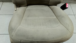 Пассажирское сидение Ford Explorer 16-19 без airbag, механика, ткань беж, под химчистку, сломана ручка