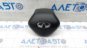 Airbag-ul de siguranță în volan pentru șoferul Infiniti QX50 19- negru.