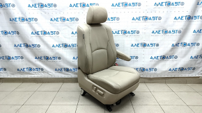 Scaun pasager Lexus RX300 RX330 RX350 RX400h 04-09 cu airbag, piele bej, electric, cotiera uzată, zgârieturi.