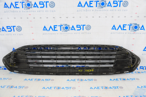Решетка радиатора grill в сборе с обрамлением Ford Fusion mk5 13-16 с хромом, сломаны крепления