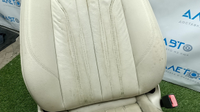 Пассажирское сидение Audi Q5 80A 18-24 с AIRBAG, кожа беж, электро, с подогревом, топляк, рабочее, под химч, потерто