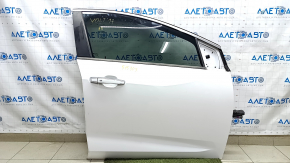 Ușă asamblată față dreapta Chevrolet Volt 16- keyless, alb GAZ, zgârieturi pe mâner.