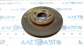 Placă de frână față stânga Honda Accord 13-17 hibrid 290/24mm ruginită