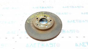 Placă de frână față dreapta Honda Accord 13-17 hibrid 290/25mm ruginită.