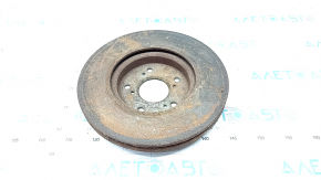 Placă de frână față dreapta Honda Accord 13-17 hibrid 290/25mm ruginită