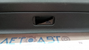 Panoul ușii, cartela frontală stânga Audi A5 F5 17-19 5D piele neagră, inserție din lemn negru, Bang and Olufsen, lipsa iluminării