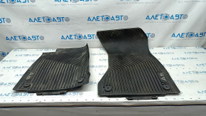 Set de covorașe pentru interiorul Audi A5 F5 17- 5D cauciuc negru