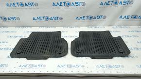 Set de covorașe pentru interiorul Audi A5 F5 17- 5D cauciuc negru