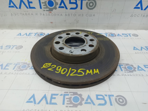 Placă de frână față dreapta VW Jetta 11-18 USA 290/25mm