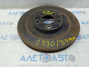 Disc de frână față dreapta Infiniti QX50 19- 330/34mm