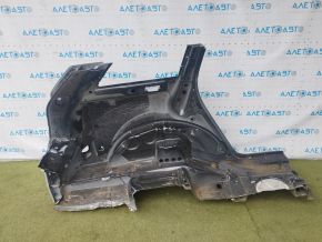 Aripa spate stânga Audi Q7 4L 10-15, vopsită în negru, cu umplutură de 3,5-4,0 mm