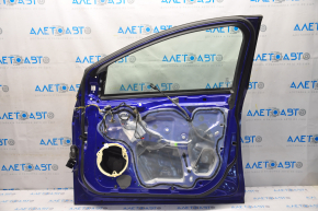 Дверь в сборе передняя правая Ford Focus mk3 11-18 синий L1 keyless, воздух в накладке