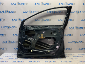 Дверь голая передняя правая Ford Fusion mk5 13-20 графит HN, замят угол, ржавчина внизу, тычки