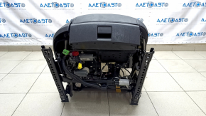 Scaun de pasager Audi A6 C7 12-18 cu airbag, piele neagră, fără ventilație, electric