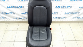 Scaun de pasager Audi A6 C7 12-18 cu airbag, piele neagră, fără ventilație, electric