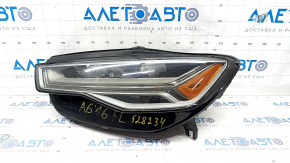 Фара передняя левая в сборе Audi A6 C7 16-18 рест LED, песок