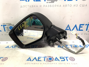 Зеркало боковое левое Subaru Legacy 15-19 7 пинов, черное D4S