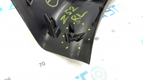 Capac prag interior spate stânga Nissan Murano z52 15-16, neagră, 2 benzi, prinderea este ruptă
