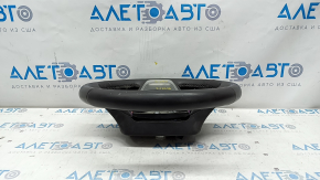Руль голый Lincoln Nautilus 19-21 кожа коричневая, под активное рулевое, с моторчиком, без обрамления кнопок, без лепестков, царапина