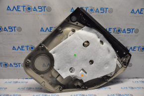 Capacul usii cardul din spate stanga Ford Escape MK3 13-16, culoare bej cu insertie bej din plastic, cotiera din piele, suport pentru difuzor, zgarietura