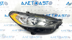 Far dreapta față asamblată Ford Fusion mk5 17-20 cu halogen, cu DRL, nisip