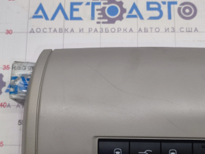 Плафон освещения передний Dodge Grand Caravan 11-20 серый, без люка, с управлением 4 кнопки, царапины