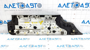 Capac prag interior spate stânga Nissan Pathfinder 13-20, neagră, ușor uzată