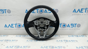 Volan gol Mazda 6 13-21 piele neagră, inserție gri, uzată