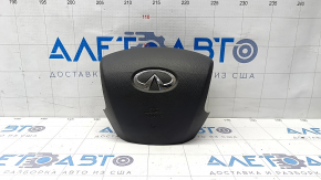 Airbag-ul de siguranță în volanul șoferului pentru Infiniti Q50 14-15, negru.