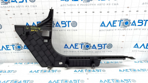 Capac prag frontal stânga Mini Cooper Countryman R60 10-16, neagră, sub buton, suportul este rupt.