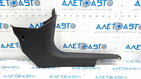 Capac prag dreapta fata Mini Cooper Countryman R60 10-16, neagra, uzata, prinderea este rupta.