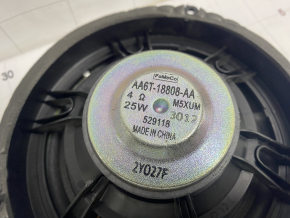 Динамик дверной передний левый Ford Focus mk3 11-18 сломаны направляйки, примят, нет фрагмента корпуса